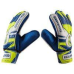 Вратарские перчатки Latex Foam FC BARCS, бело-желтый, размеры 5, 6, 7, 8, 9