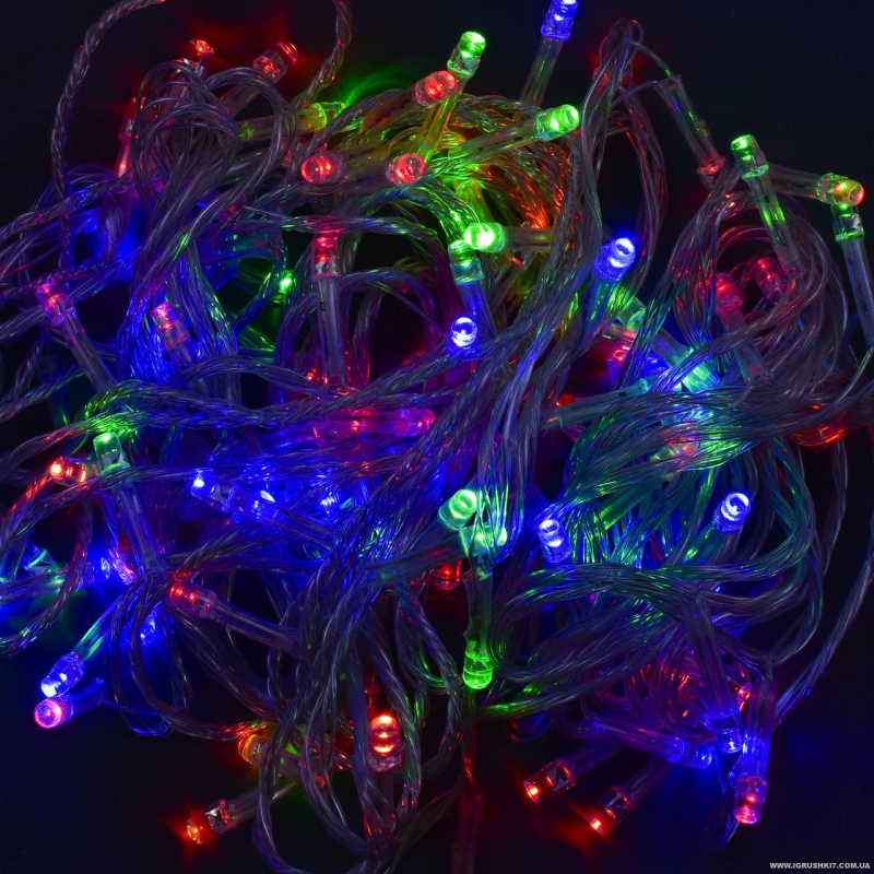 Гирлянда светодиодная  400 лампочек, разноцветный свет