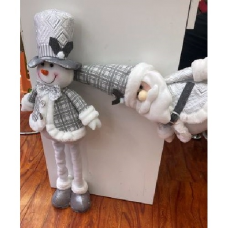 Фігура новорічна “Santa Snowman“ 63см