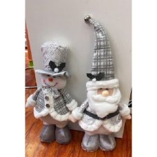 Фігура новорічна “Santa Snowman“ 40см