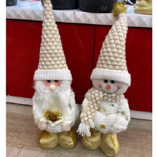 Фігура новорічна “Santa Snowman“ 30см